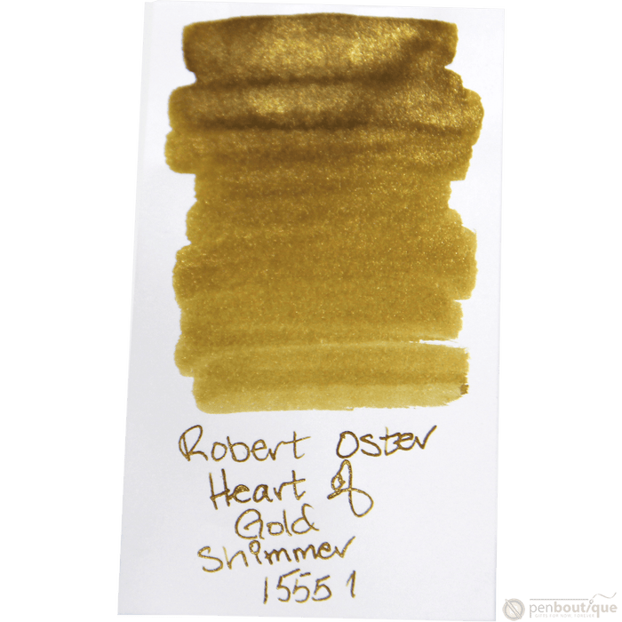 Robert Oster Shake'N'Shimmy Ink Bottle - Heart of Gold - 50ml - Pen Boutique Ltd