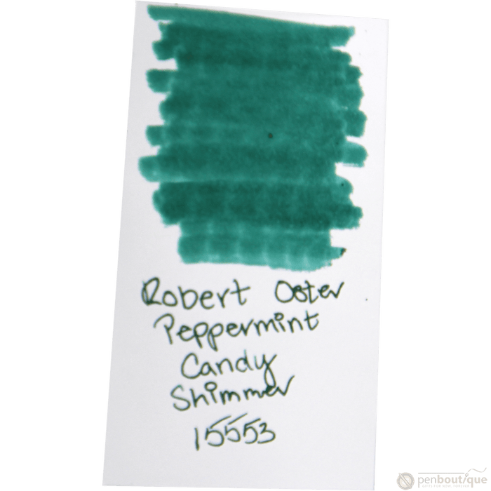 Robert Oster Shake'N'Shimmy Ink Bottle - Peppermint Candy - 50ml - Pen Boutique Ltd