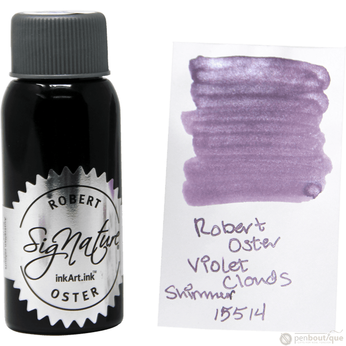 Robert Oster Shake'N'Shimmy Ink Bottle - Violet Clouds - 50ml - Pen Boutique Ltd