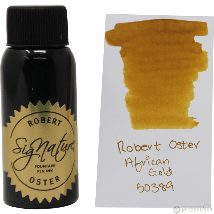 Robert Oster Signature Ink Bottle - African Gold - 50ml - Pen Boutique Ltd