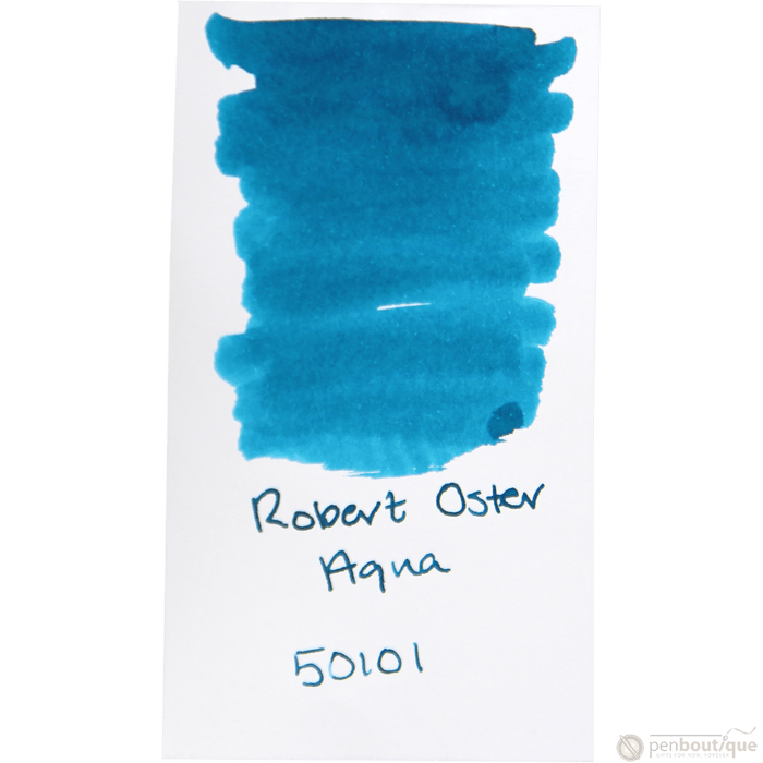 Robert Oster Signature Ink Bottle - Aqua - 50ml - Pen Boutique Ltd