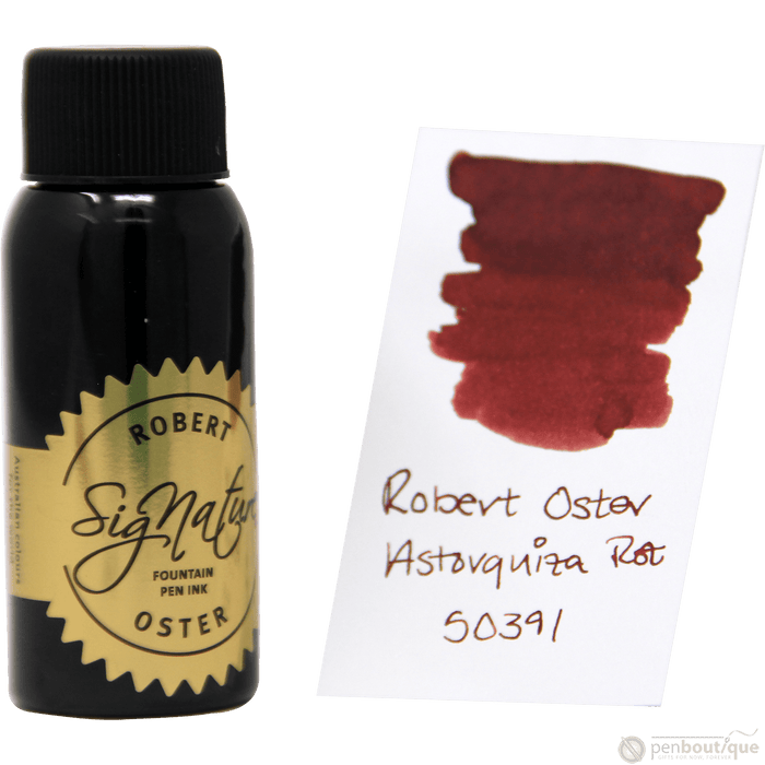 Robert Oster Signature Ink Bottle - Astorquiza - Rot - 50ml - Pen Boutique Ltd