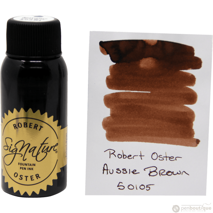 Robert Oster Signature Ink Bottle - Aussie Brown - 50ml - Pen Boutique Ltd