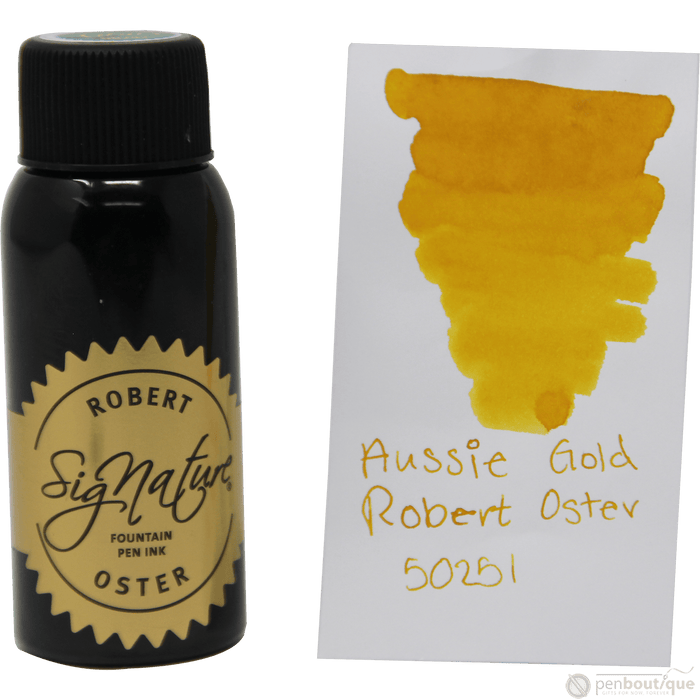 Robert Oster Signature Ink Bottle - Aussie Gold - 50ml - Pen Boutique Ltd