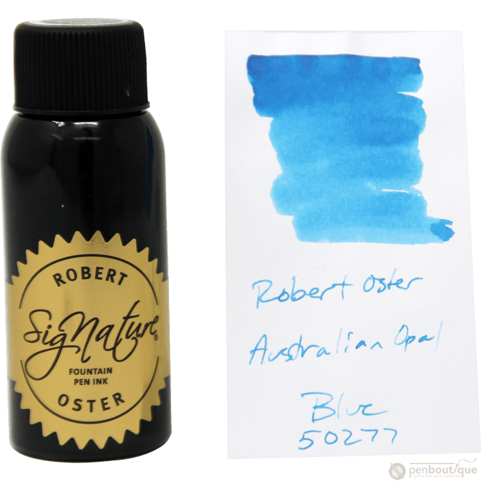 Robert Oster Signature Ink Bottle - Australian Opal Blue - 50ml - Pen Boutique Ltd