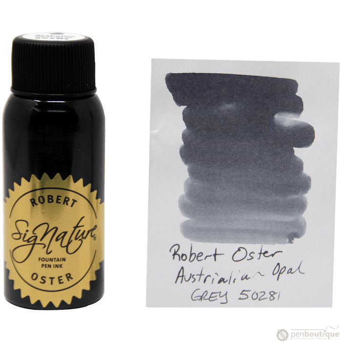 Robert Oster Signature Ink Bottle - Australian Opal Grey - 50ml - Pen Boutique Ltd