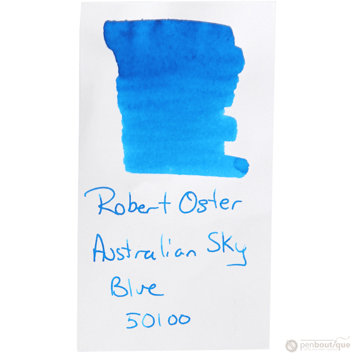 Robert Oster Signature Ink Bottle - Australian Sky Blue - 50ml - Pen Boutique Ltd
