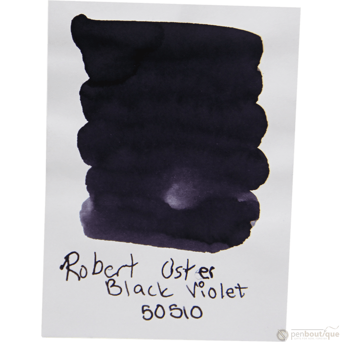 Robert Oster Signature Ink Bottle - Black Violet - 50ml - Pen Boutique Ltd