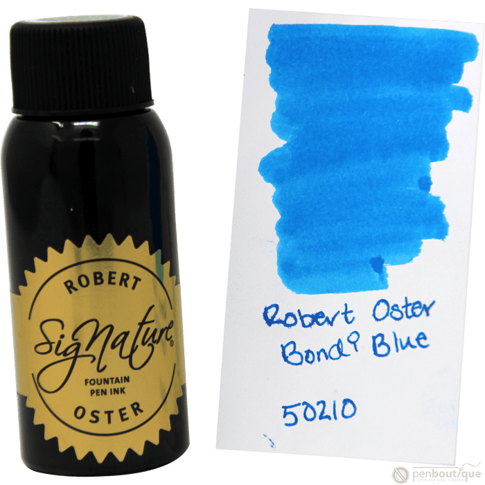Robert Oster Signature Ink Bottle - Bondi Blue - 50ml - Pen Boutique Ltd