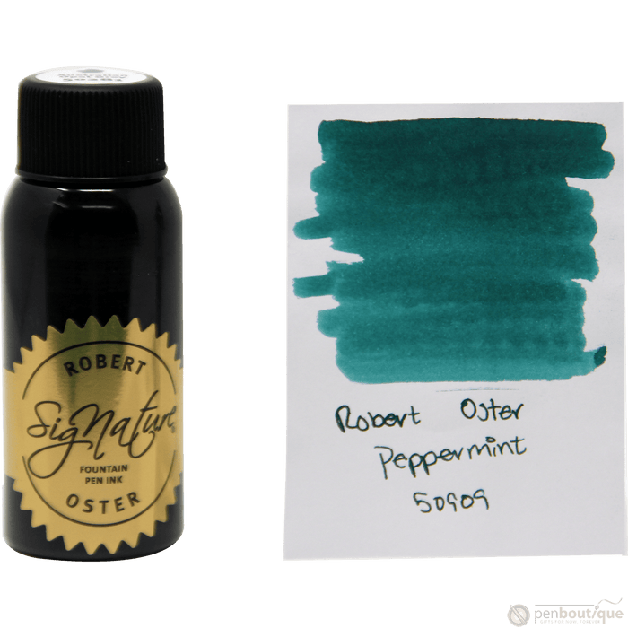 Robert Oster Signature Ink Bottle - Peppermint - 50ml - Pen Boutique Ltd