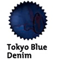Robert Oster Signature Ink Bottle - Tokyo Blue Denim - 50ml - Pen Boutique Ltd