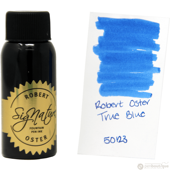 Robert Oster Signature Ink Bottle - True Blue - 50ml - Pen Boutique Ltd