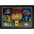 Rush Framed 40th Anniversary Tour with Commemorative Ticket/Backstage Pass