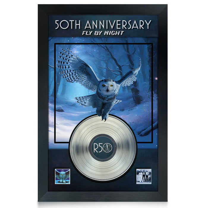 Rush Framed 50th Anniversary  Fly By Night