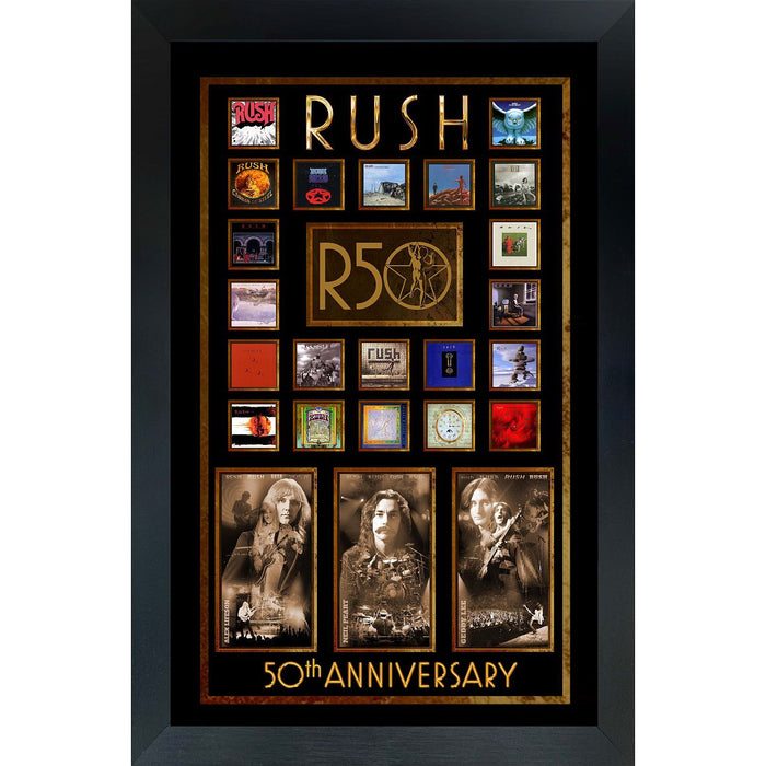 Rush Framed 50th Anniversary  Studio Albums