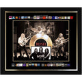 Rush Framed Album Collection Collage with Gold 45 Record