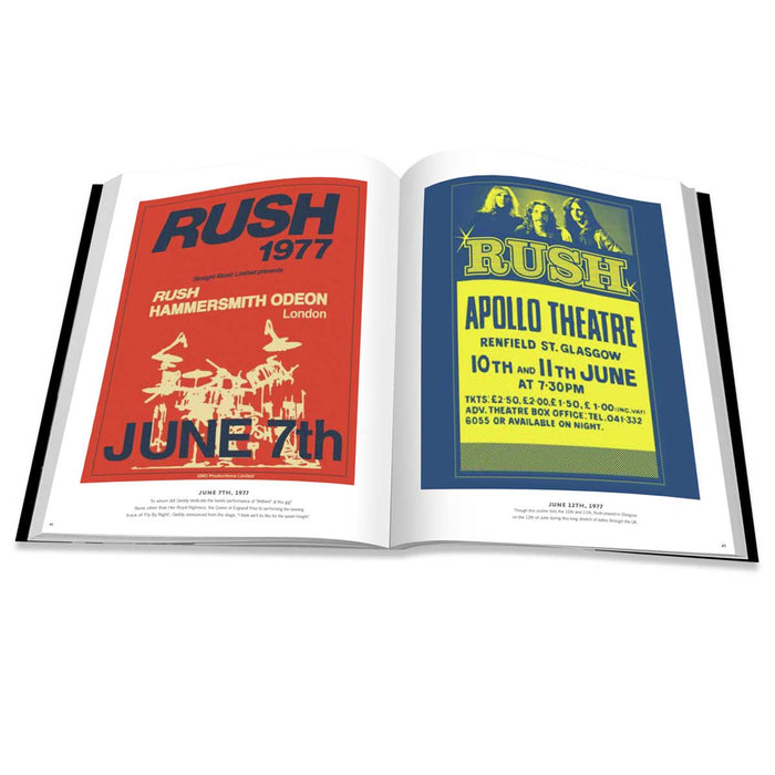 Rush Gig Poster Book - Classic Edition