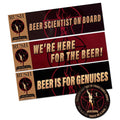 Rush Golden Ale Sticker Pack
