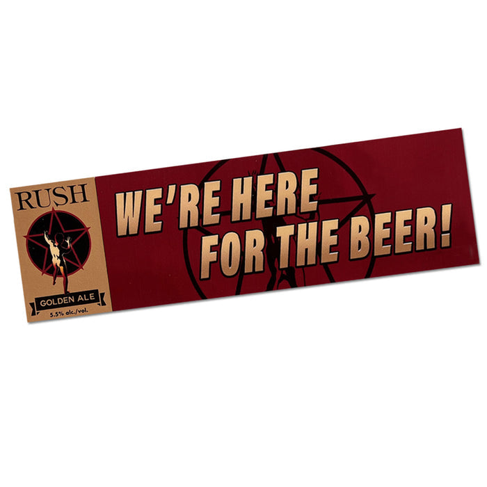 Rush Golden Ale Sticker Pack