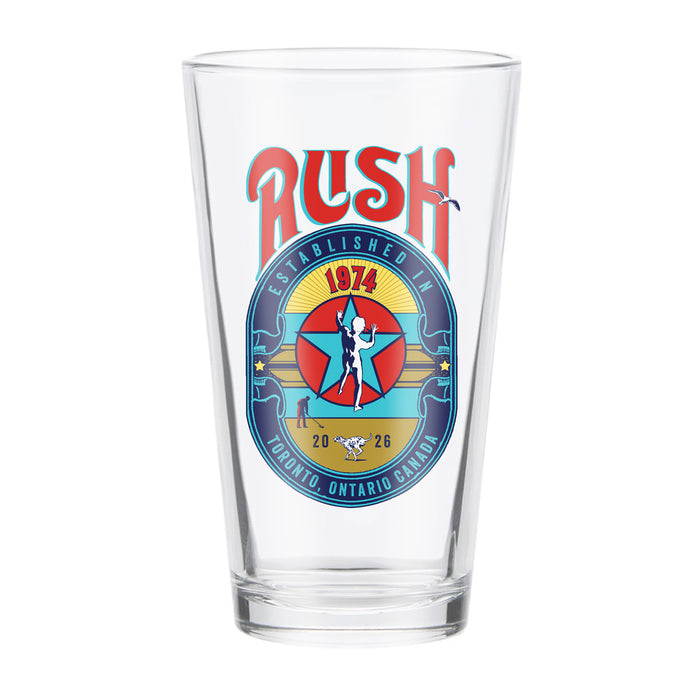 Rush Sunrise Pint Glass