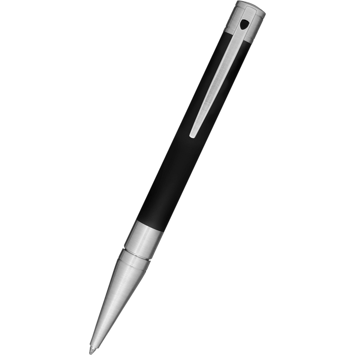 S T Dupont D-Initial Ballpoint Pen - Matt Black - Pen Boutique Ltd