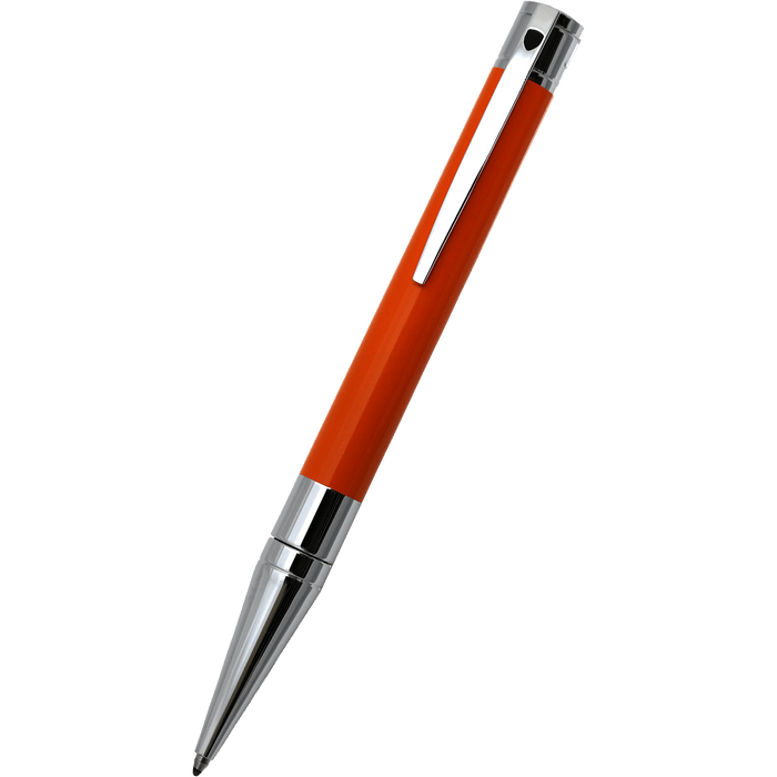 S T Dupont D-Initial Ballpoint Pen - Orange - Pen Boutique Ltd