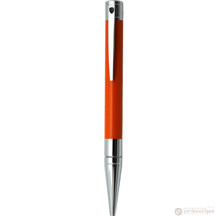 S T Dupont D-Initial Ballpoint Pen - Orange - Pen Boutique Ltd