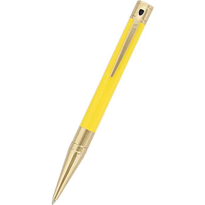S T Dupont D - Initial Ballpoint Pen - Pastel Vanilla - Yellow Gold Trim - Pen Boutique Ltd
