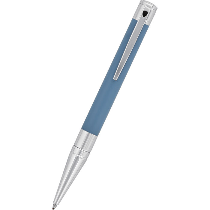 S T Dupont D - Initial Ballpoint Pen - Shark Blue - Pen Boutique Ltd