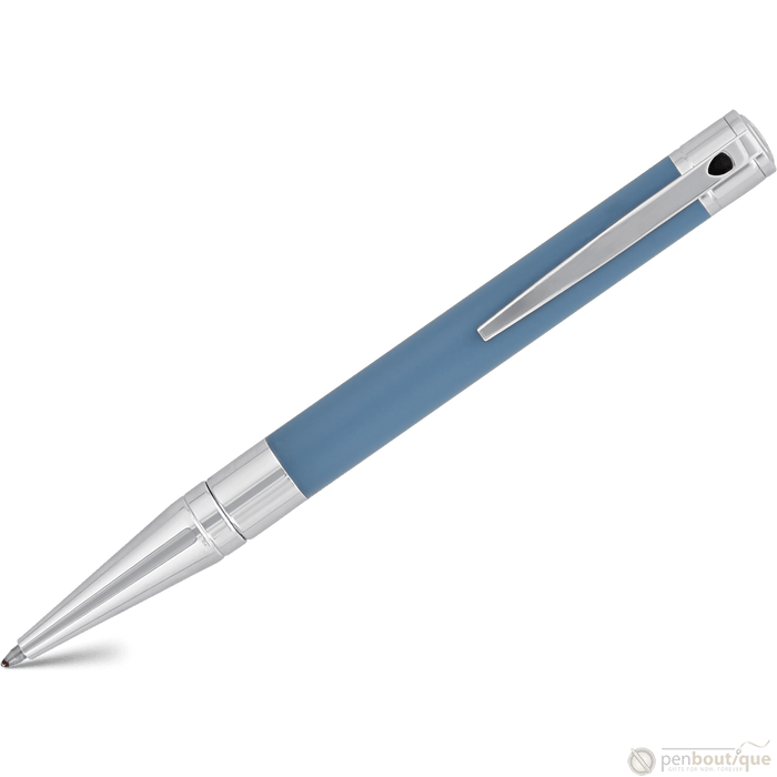 S T Dupont D - Initial Ballpoint Pen - Shark Blue - Pen Boutique Ltd