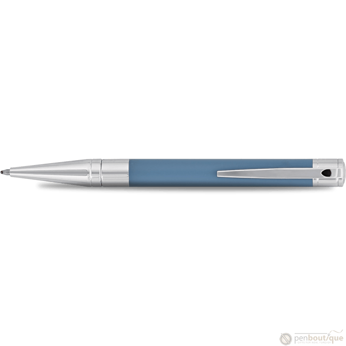 S T Dupont D - Initial Ballpoint Pen - Shark Blue - Pen Boutique Ltd