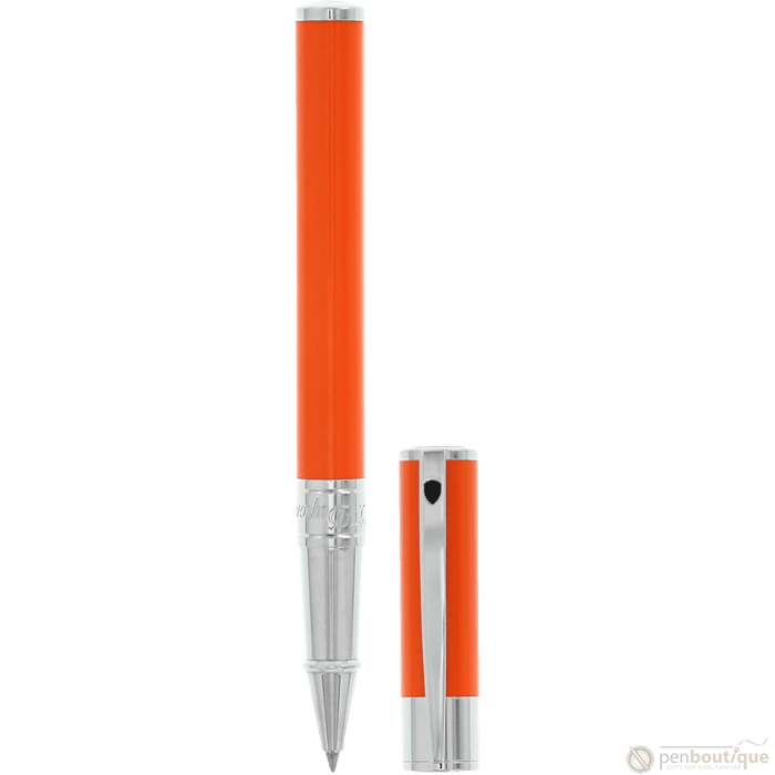 S T Dupont D-Initial Rollerball Pen - Orange - Pen Boutique Ltd