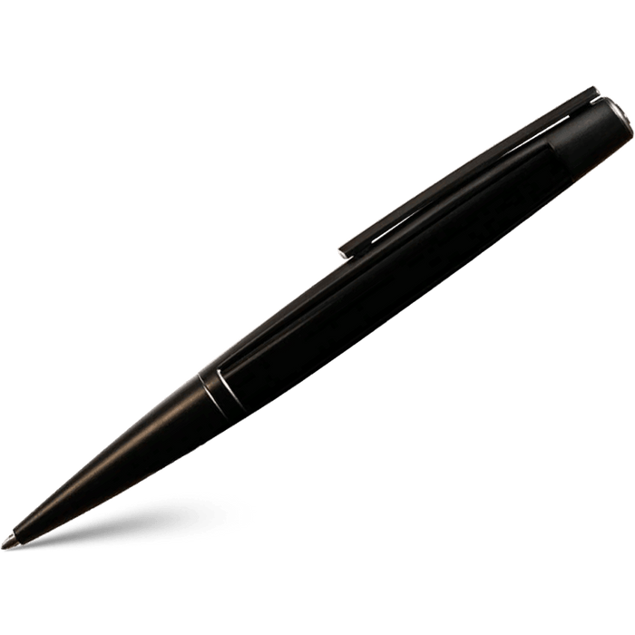 S T Dupont Defi Ballpoint Pen - Matte Black - Black Trim - Pen Boutique Ltd