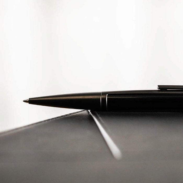 S T Dupont Defi Ballpoint Pen - Matte Black - Black Trim - Pen Boutique Ltd