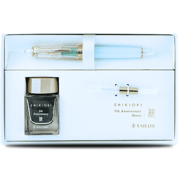 Sailor 1911 Fountain Pen - Shikiori 5th Anniversary - Minori (Limited Edition) - Pen Boutique Ltd
