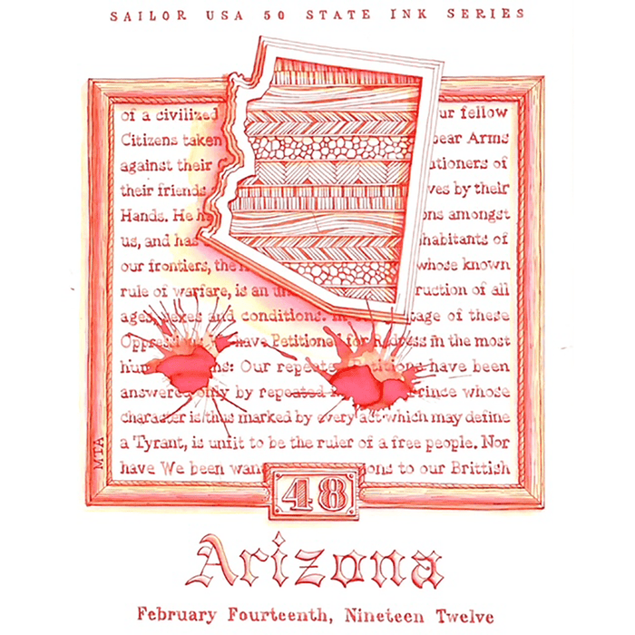 Sailor Bottled Ink - USA State - Arizona - 20ml - Pen Boutique Ltd