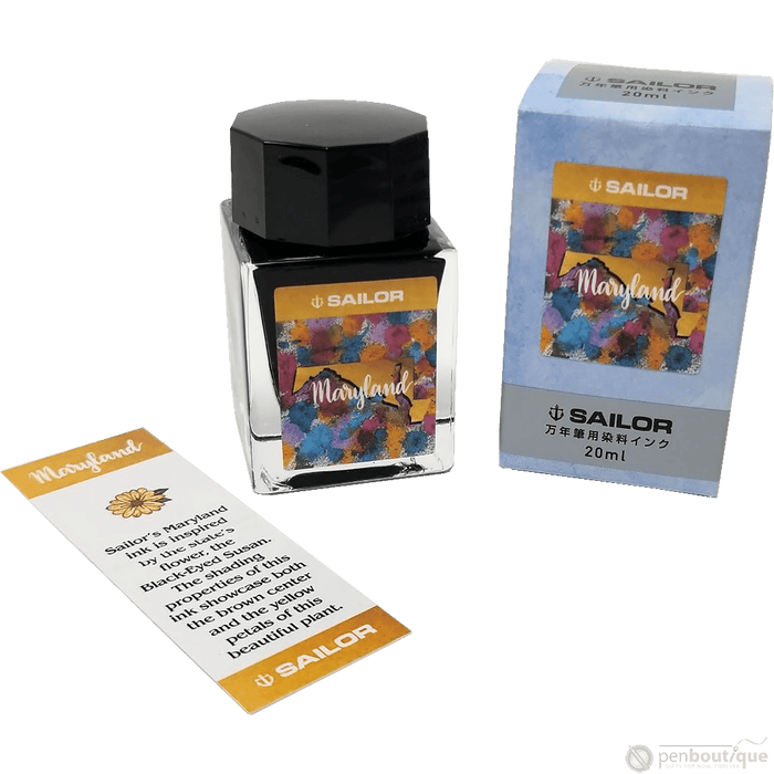 Sailor Bottled Ink - USA State - Maryland - 20ml - Pen Boutique Ltd