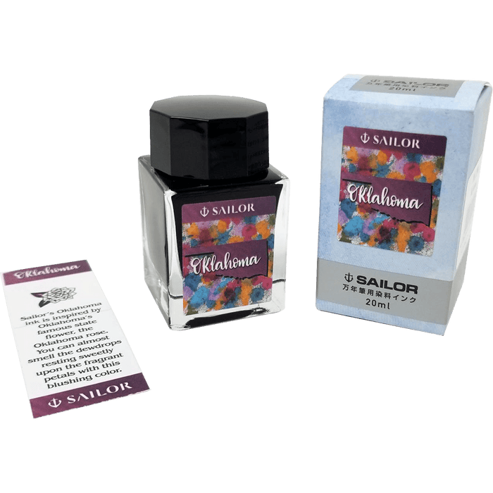 Sailor Bottled Ink - USA State - Oklahoma - 20ml - Pen Boutique Ltd