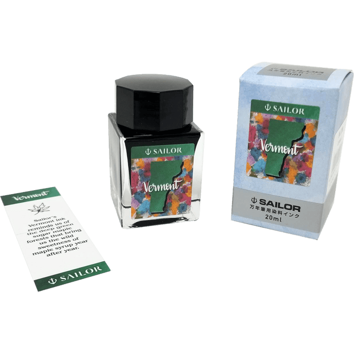 Sailor Bottled Ink - USA State - Vermont - 20ml - Pen Boutique Ltd
