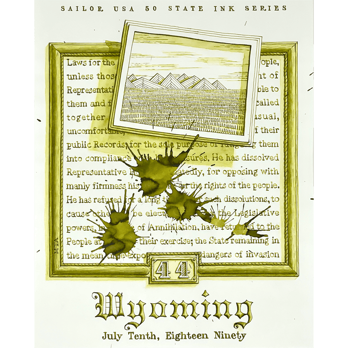 Sailor Bottled Ink - USA State - Wyoming - 20ml - Pen Boutique Ltd