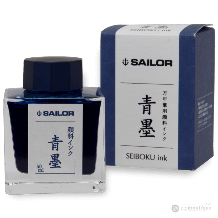Sailor Pigmented Seiboku Blue Ink Bottle - Pen Boutique Ltd