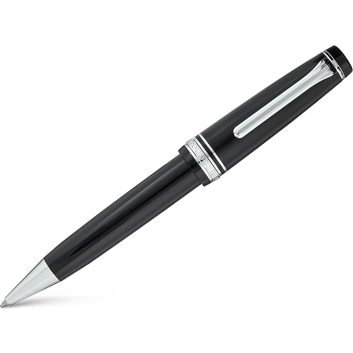 Sailor Professional Gear Black Silver Ballpoint Pen - Pen Boutique Ltd