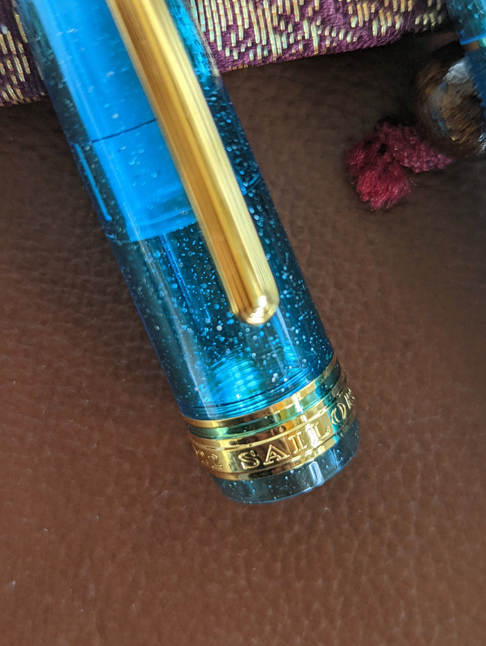 Sailor Professional Gear Fountain Pen - Pen of the Year 2022 - Soda Pop Blue - Slim ( LIMITED EDITION) - Pen Boutique Ltd