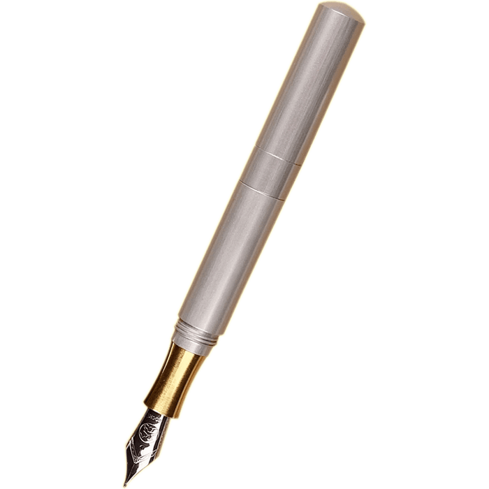 Schon DSGN The Pocket Six Fountain Pen - Silver Anodized Aluminium - Pen Boutique Ltd