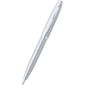 Sheaffer 100 Ballpoint Pen - Brushed Chrome - Chrome Trim - Pen Boutique Ltd