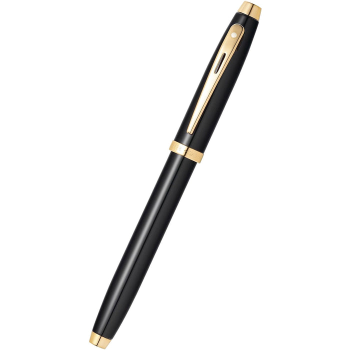 Sheaffer Fountain Pen - 100 - Black - Gold Trim - Pen Boutique Ltd