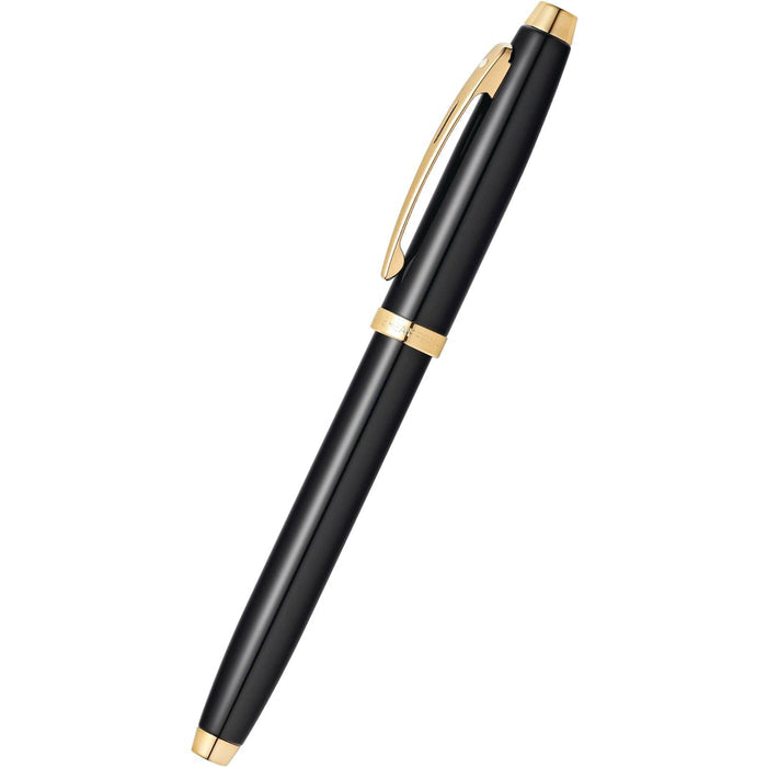 Sheaffer Fountain Pen - 100 - Black - Gold Trim - Pen Boutique Ltd