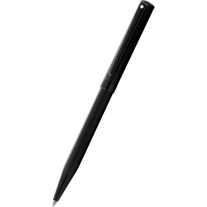 Sheaffer Intensity Ballpoint Pen - Engraved Matte Black PVD - Pen Boutique Ltd