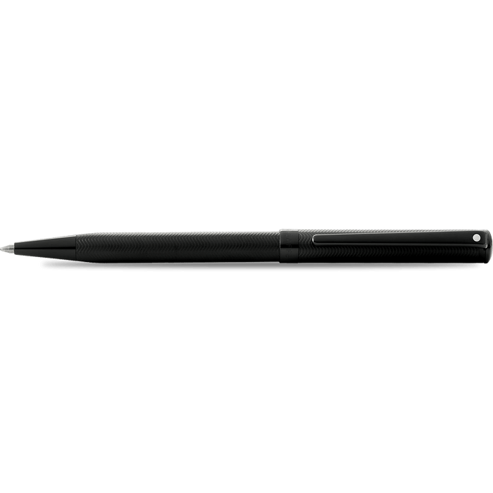 Sheaffer Intensity Ballpoint Pen - Engraved Matte Black PVD - Pen Boutique Ltd