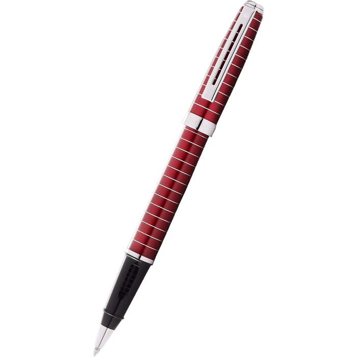 Sheaffer Prelude Rollerball Pen - Merlot Red - Chrome Trim - Pen Boutique Ltd